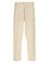 Undercover All-over Checkered Pants With Elastic Waistband