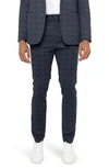 Pino By Pinoporte Sport Check Slim Fit Pants In Navy
