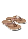 OLUKAI WOMEN'S HONU BEACH SANDAL IN PINK COPPER/SAHARA