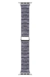 The Posh Tech 38mm Resin Link Apple Watch Band In Fishnet