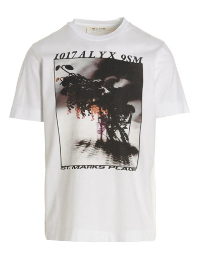 Alyx Graphic-print Short-sleeved T-shirt In White
