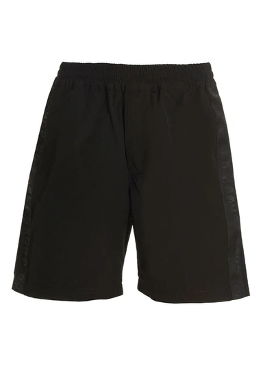 44 Label Group Bermuda With Application Shorts In Black