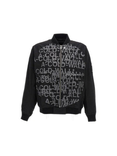 A-cold-wall* Logo-print Bomber Jacket In Nero