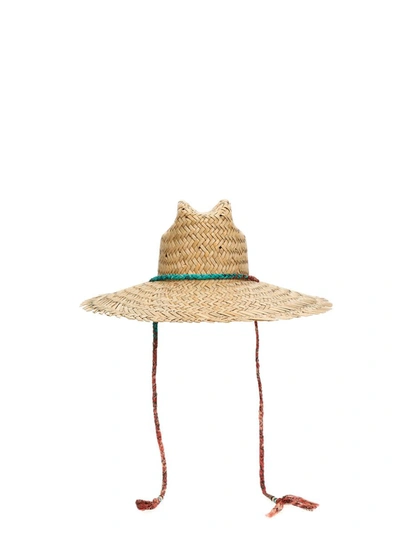 Alanui Panama Raffia Hat In Beige