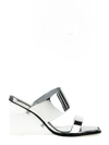 Alexander Mcqueen Mcqueen Women 'mirror' Sandals In Silver