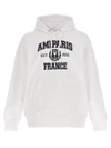 AMI ALEXANDRE MATTIUSSI AMI ALEXANDRE MATTIUSSI LOGO EMBROIDERY HOODIE