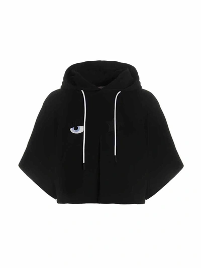 Chiara Ferragni Eye Star Hoodie In Black