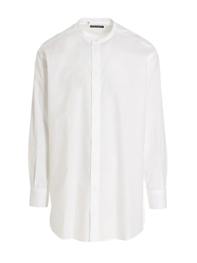 Dolce & Gabbana Black Sicily Shirt In White