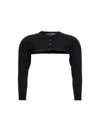 Dolce & Gabbana Black Viscose Blend Cardigan In Black