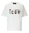 Dsquared2 Dsquared Women Icon Game Lover T-shirt In White