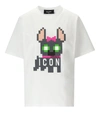 Dsquared2 Icon Pixelated-print T-shirt In White