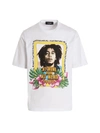 Dsquared2 Graphic-print Short-sleeved T-shirt In White