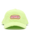 Dsquared2 Logo Terry-cloth Baseball Cap In Lime