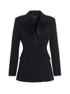 Ermanno Scervino Peak-lapel Double-breasted Blazer In Blue