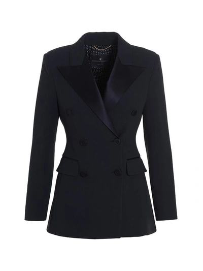 Ermanno Scervino Peak-lapel Double-breasted Blazer In Blue