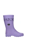 Patou Woman Ankle Boots Light Purple Size 10 Rubber