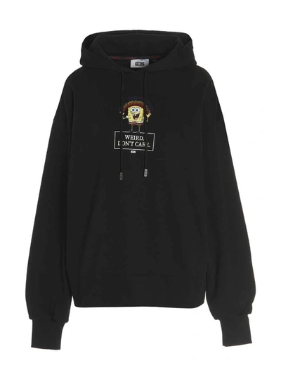 GCDS GCDS 'DON'T CARE' CAPSULE HOODIE WITH 'DON'T CARE' CAPSULE