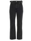Jw Anderson Chain Link Slim Fit Denim Jeans In Black