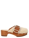 Jejia Brown Jodie Mules In Multicolor