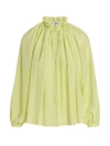 Lanvin Silk Bloshirt Shirt And Blouse Yellow In Yellow