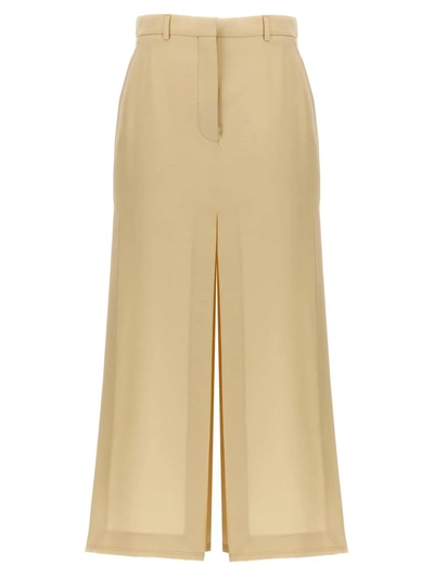 Lanvin Slits Long Skirt Skirts Beige