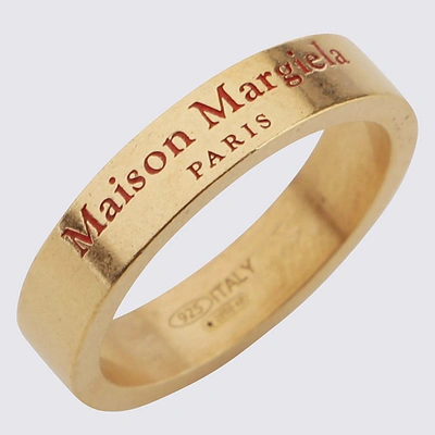 Maison Margiela Logo In Golden