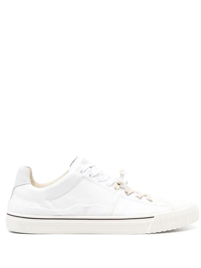 Maison Margiela Low Top Sneakers In White