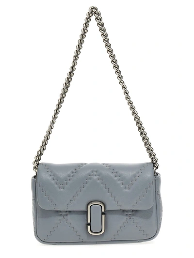 Marc Jacobs Logo Shoulder Bag In Gray