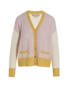 Marni Color Block Cardigan Sweater, Cardigans Multicolor In Multicolor