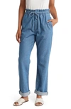 RAG & BONE STRAIGHT LEG TIE WAIST PANTS