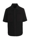 Moose Knuckles Men's Bedford Monogram Shirt Jacket In Black