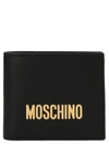 Moschino Bifold Wallet In Black