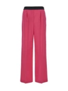 MSGM MSGM PANTS WITH FRONT PLEATS
