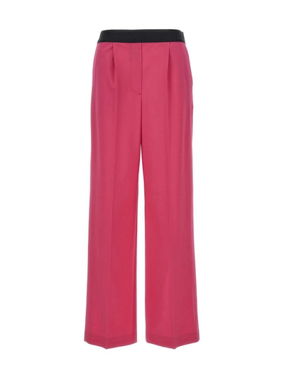 MSGM MSGM PANTS WITH FRONT PLEATS