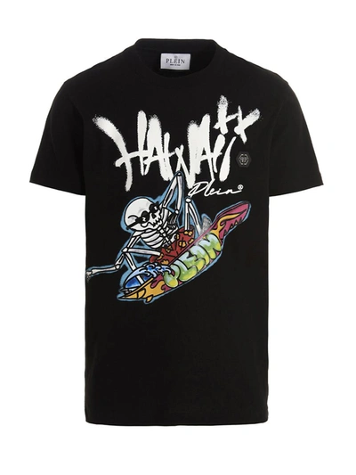 Philipp Plein Hawaii Graphic-print T-shirt In Black