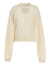 Ramael White Bio Cable Sweater In White