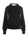 Ramael Cut Out Insert Top Sweater Sweaters And Cardigans Black In Black