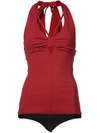 ROSIE ASSOULIN ROSIE ASSOULIN TIE BACK TOP - RED,T20WC04112100505