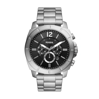 Fossil Outlet Men's Privateer Chronograph, Stainless Steel Watch In Silver