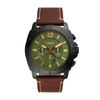 FOSSIL OUTLET MEN'S PRIVATEER CHRONOGRAPH, BLACK STAINLESS STEEL WATCH
