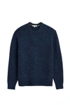ALEX MILL Unisex - Donegal Crew Neck Sweater In Navy