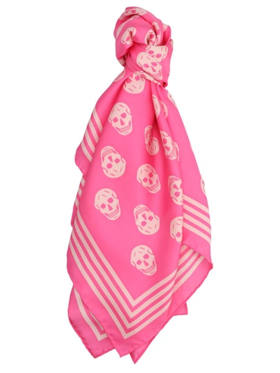 Alexander Mcqueen Skull In Fuchsia