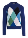 BALLANTYNE BALLANTYNE 'ARGYLE' SWEATER