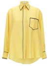 Bally Buttoned Long-sleeved Shirt In Yellow