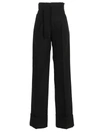 Capasa Black Check Pants In Black
