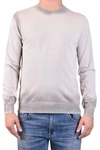 Dondup Crew Neck Long Sleeves Ribbed Cuffs In Multicolor