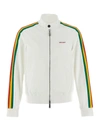 Dsquared2 Stretch Cotton Drill Tennis Bomber In White