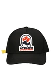 Dsquared2 Invicta Logo Patched Baseball Cap In Black