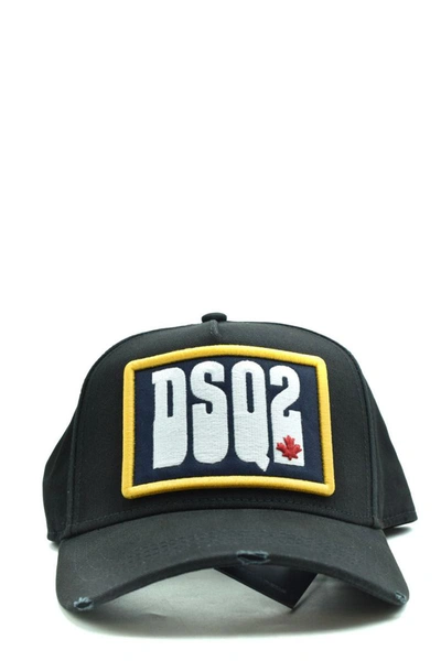 Dsquared2 Logo Patch Cap In Black