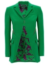 Dsquared2 Tulle Insert Blazer Jacket Blazer And Suits Green In Green